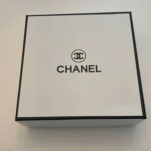 Authentic Empty Chanel Belt Box With Ribbon